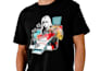 create bold retro t shirt and merch artwork